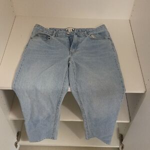 H&M Light Blue Straight Leg Jeans